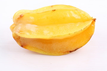 Star apple isolated on white background