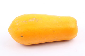 Papaya isolated on white background