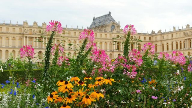 versailles palace, paris, france, 4k