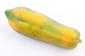 Papaya isolated on white background