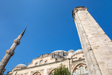 Fototapeta na wymiar Sehzade mosque in Istanbul, Turkey