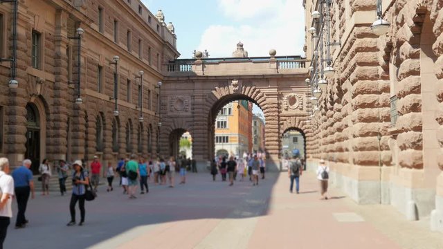 stockholm old city and parliament view, sweeden