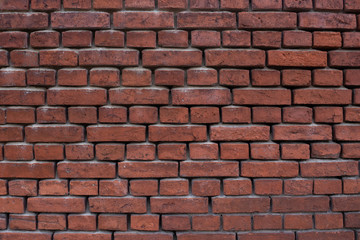 Obraz premium red brick wall background
