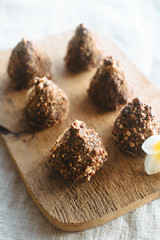 Making craft chocolate candies