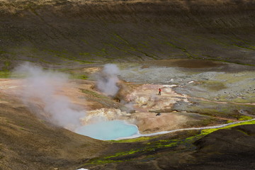 Island, Landschaft am Wanderweg Laugavegur © Andreas P
