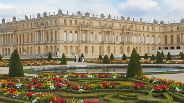 versailles palace, paris, france, 4k