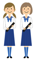 卒業式　学生