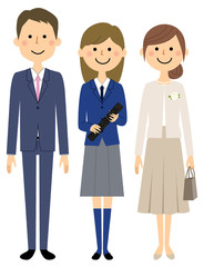 卒業式 家族 学生