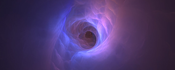Abstract blue purple wave fractal background
