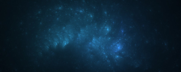 Obraz na płótnie Canvas Abstract blue background with stars