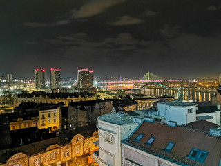 Naklejka premium city at night