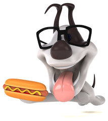 Fun dog - 3D Illustration