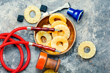 Pineapple flavored hookah.