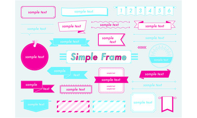 シンプル フレーム