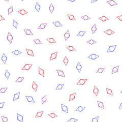 Flat geometric pattern texture. Multicolor abstract background for print and textile