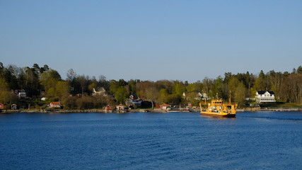 Naklejka premium Islands and archipeligo near Stockholm, Sweden