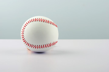 A professional baseball isolated on white