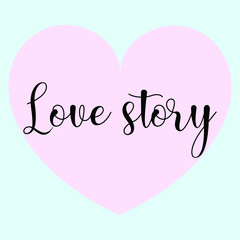  Love story. Ready to post social media quote