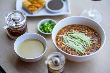 Fresh chinese noodle simply setup