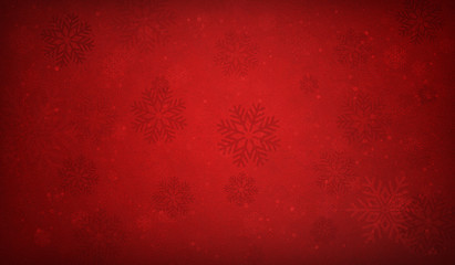 Naklejka na ściany i meble Christmas background red - snow xmas