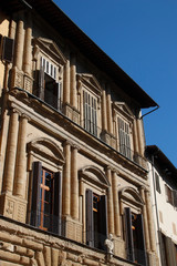 Fototapeta na wymiar Building in the old town of Florence