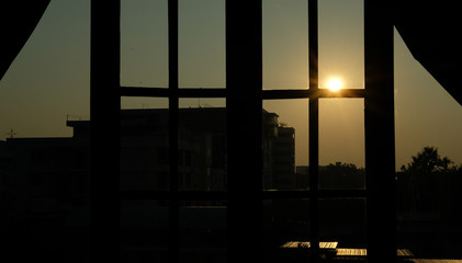 morning sunlight light ray through window