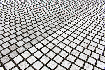 Pattern of stone brick floor 