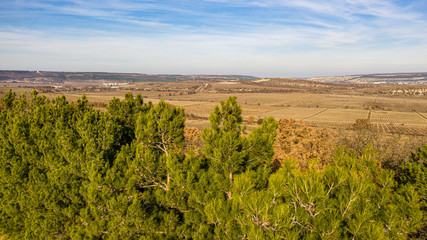 Fototapeta premium Autumn, mountains, vineyards
