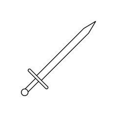 Sword sign icon.