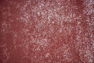background of old metal textured surface with cracked paint