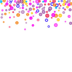 Social media marketing, Communication concept.