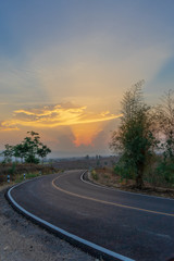 road in the mountains