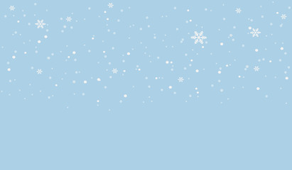 Winter background with snowflake