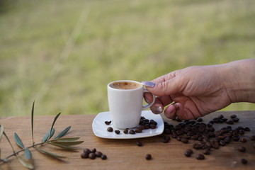 tempo de beber café