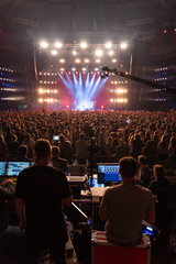 studio camera at the concert.