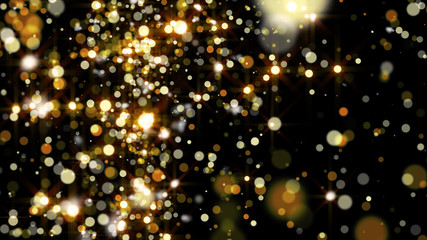 Beautiful festive background made of circles and stars.