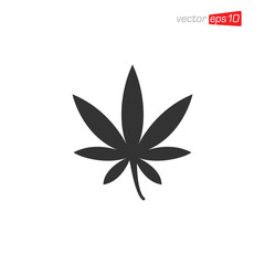 Cannabis Leaf Icon Design Vector