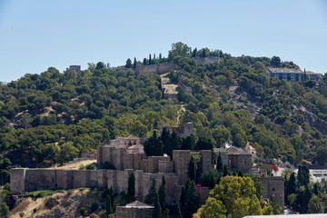 Fototapeta na wymiar Alcazaba of Malaga