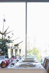 Table Set For Christmas