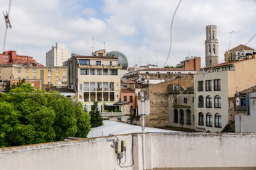 Photo Picture Image of european spanish village building tower landscape