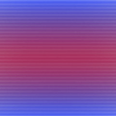 Red Blue striped pattern vector background with gradient background.