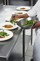 Chef Preparing Salad