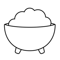 Isolated mexican bowl vector design