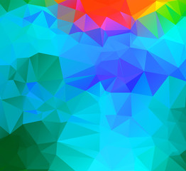 Abstract  colorful Triangle Geometrical Illustration Modern Design mosaic