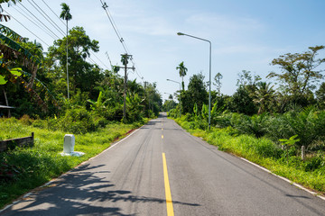 Fototapeta premium Road to Thailand national park, Phuket.