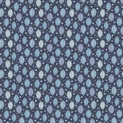 Blue color seamless pattern