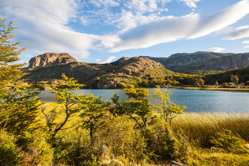 Naklejka premium Lake in Patagonia