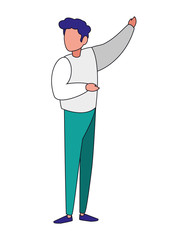 Isolated avatar man vector design