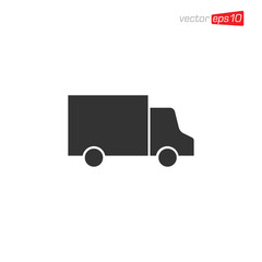 Truck Delivery Icon Design Illustration
