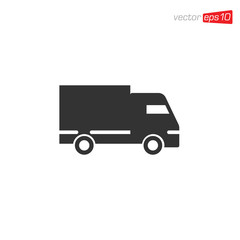 Truck Delivery Icon Design Illustration